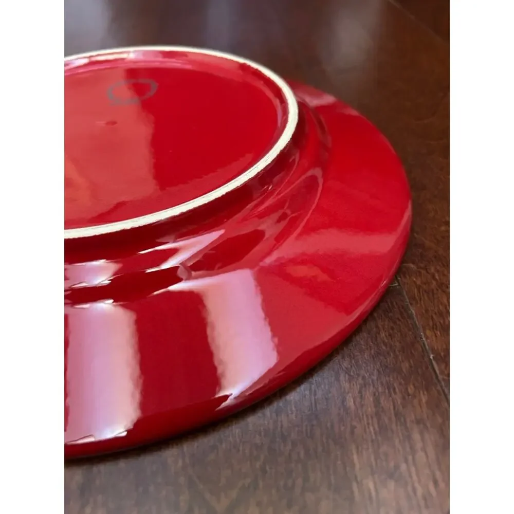 Red Decorative Dinner Plate — 'You Are Special Today'